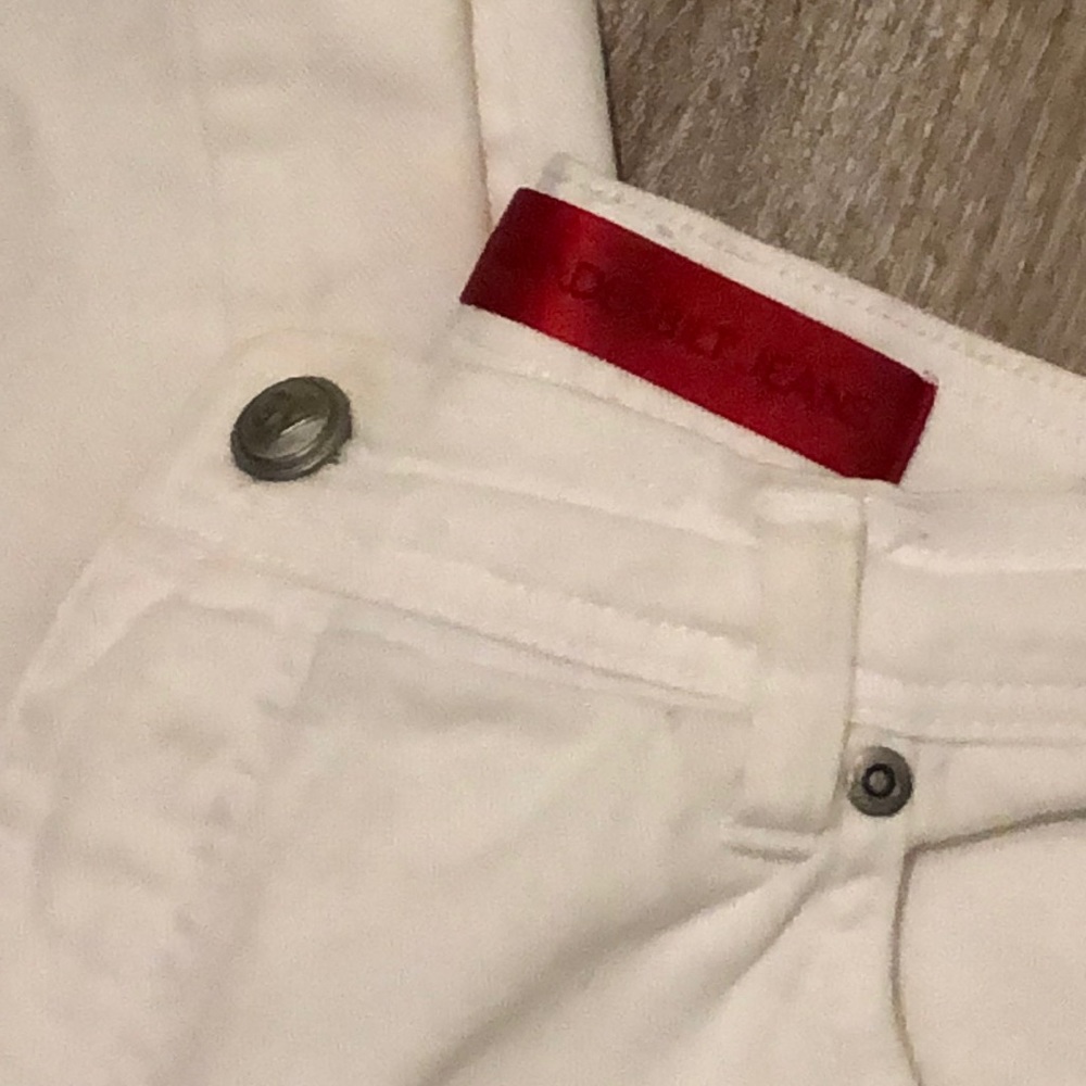 Gloria Vanderbilt Jeans White Denim Mom Jean Straight Leg - Picture 7 of 9